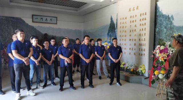 济潍、经十路项目开展“情系马鞍山 ，重走抗战路”主题党日活动