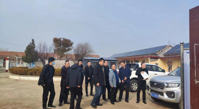 省“四进”工作组至付家门庄至青山水库道路工程进行复工复产检查